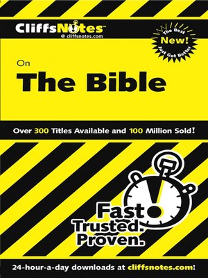 cover image of CliffsNotes on The Bible